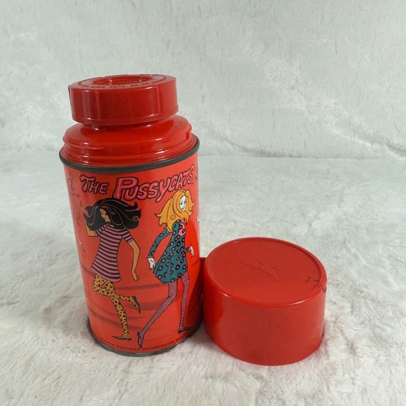 Vintage 1968 Josie the Pussycats Metal Thermos for Lunchbox Aladdin Industries - Picture 11 of 12